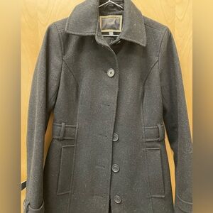 Jacob Women's Black Wool Pea Coat